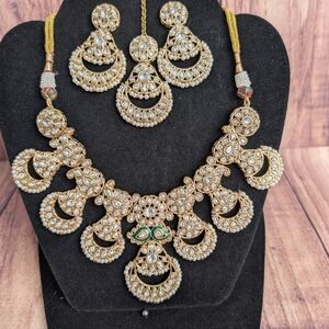 Ivory Kundan Necklace set | Bridal Jewelry | Indian wedding | pakistani Jewelry